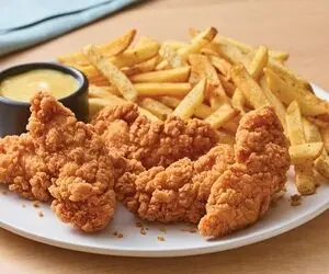 طرز تهیه مرغ سوخاری پولکی به روش کی اف سی؛ بهش چیکن استریپس هم میگن