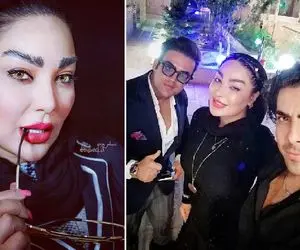 مدلِ شاخ اینستا در کنار مهران خان؛ سیس"شقایق دلشاد" برا بنز و بادیگارد قلابیش!