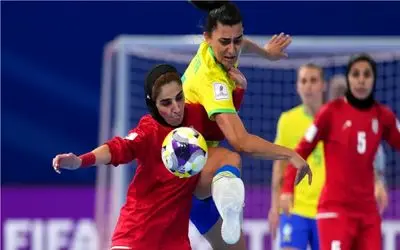 تیم ملی فوتسال بانوان مقابل برزیل شکست خورد