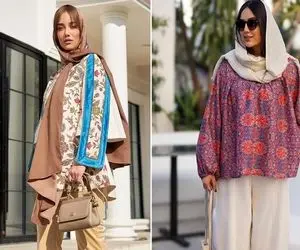 ایده های استایل رنگی برای بهار 1404؛ با این ترکیب رنگا و مانتوها به زیباییت مینازی