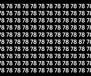 بازی فکری؛ ۹۷٪ از مردم در یافتن عدد ۸۷ که در بین ۷۸ها گیرپاژ می کنن