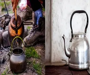 چطور سوختگی کتری رو از بین ببریم؟/ سرکه، لیمو و نمک، جادوی تمیز کردن کتری سوخته