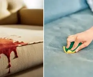 تمیز کردن انواع لکه از مبل؛ عدم استفاده از دستمال نمدار و پاک کردن اصولی هر جنس مبل