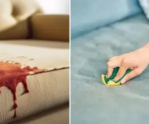 تمیز کردن انواع لکه از مبل؛ عدم استفاده از دستمال نمدار و پاک کردن اصولی هر جنس مبل