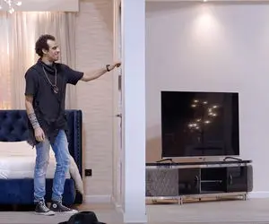 آواز خوانی خارجی شکیب شجره تو برنامه چیدمانه جلوی مریم مومن و الهام حمیدی