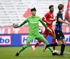 بیرانوند در ترکیب اصلی آنتورپ مقابل یاران محمدی