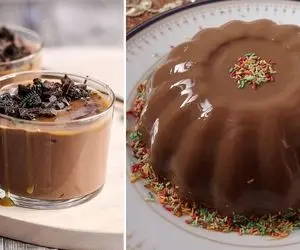 طرز تهیه دسر کاکائویی ساده / خوشمزه ترین دسر شکلاتی که سه سوته آماده میشه