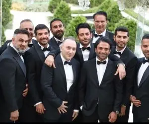 (عکس) رونمایی محمد رضا گلزار از باباش تو عروسیش