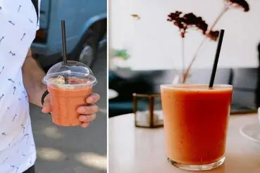 طرز تهیه اسموتی زردآلو و توت فرنگی؛ نوشیدنی ای خوشمزه برای روزهای گرم تابستان