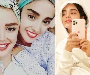 "الهه حصاری" با ژست ناجور آیفون 13 شو به رخ کشید؛ مامانِ نازشم به همه نشون داد!