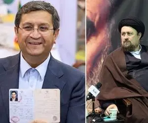 حسن خمینی از عبدالناصر همتی حمایت می کند؟