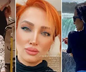 "روناک یونسی" یه مو رنگ کرد فازِ لاتی برداشت؛ خانوم با این سن چه ورزشی می کنه!