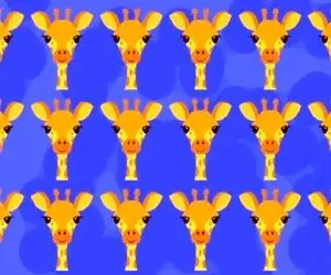 بازی فکری؛ یه زرافه عجیب و غریب بین کورانی از زرافه هست که نخبه ها باید پیدا کنن