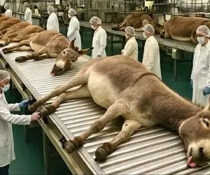 فرآوری خر؛ خر دور ریز نداره از شیره وجودشم پول میچاپن