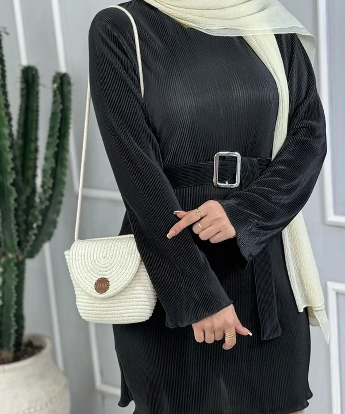 تونیک ساتن مشکی