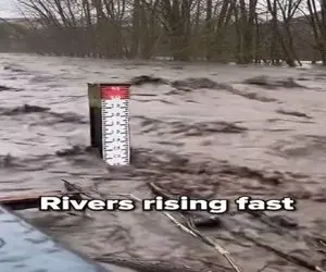 معماری طبیعت؛ سیل هر چی خزنده و پرنده و چرنده تو شهر بود رو شست برد