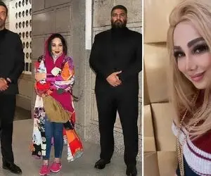 استایل جالب "بهنوش بختیاری" تو یه پارتیِ خفن؛ جمع دخترای شاخ و خوش پوش! 