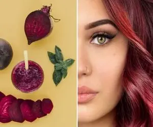 رنگ کردن مو با لبو/ رنگ پاییزی موهاتون رو با خوراکی محبوب این فصل بسازید ارزان و زیبا