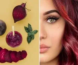 رنگ کردن مو با لبو/ رنگ پاییزی موهاتون رو با خوراکی محبوب این فصل بسازید ارزان و زیبا