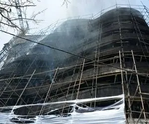 (ویدیو) جزئیات آتش سوزی در بزرگراه نیایش 