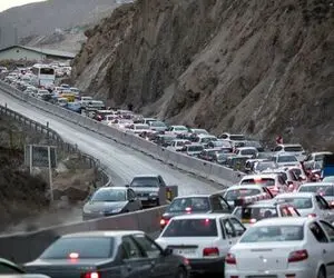 ترافیک سنگین در آزادراه تهران – شمال