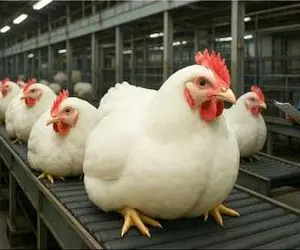 فرآوری مرغ؛ روزانه 1000000 مرغ دار میزنن پرش بشه بالشت و گوشتش برای عضله‌سازی