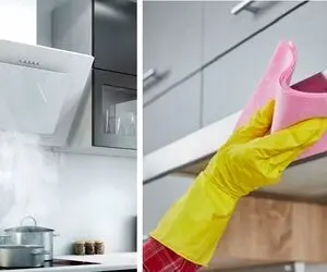 ترفندای ساده برای تمیز کردن هود آشپزخونه / لکه های چربی مثل سنگ سفت شدن؟ چارش اینجاست