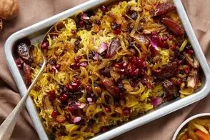 آموزش آشپزی؛ یه عدس پلوی خوشمزه با همه نکات راجع به خیس کردن و پخت عدس و ادویه هاش