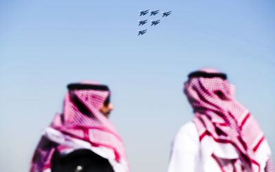 (عکس) غول هایی هوایی در نمایشگاه هوافضایی  دبی