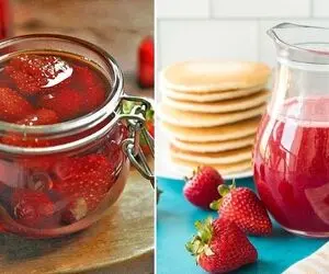 طرز تهیه مربا و شربت توت فرنگی / همراه با تمام فوت و فن های شکرک و کپک نزدن