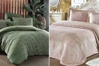 مناسب ترین روتختی برای اتاق خواب 6 تا 60 متری؛ انتخاب روتختی اتاق عروس و ست با پرده