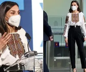 (عکس) همراهی متفاوت ملکه اسپانیا با مردم اوکراین