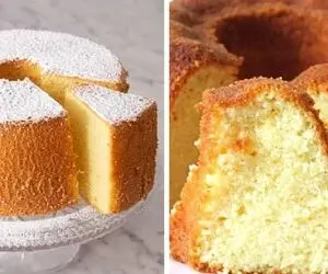 طرز تهیه کیک ساده خونگی با ماست / پف زیاد و بافت و طعم این کیک بی نظیره