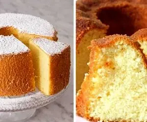 طرز تهیه کیک ساده خونگی با ماست / پف زیاد و بافت و طعم این کیک بی نظیره