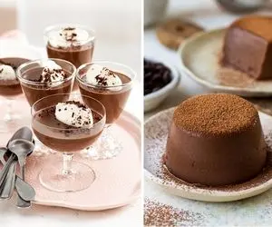 طرز تهیه دسر شکلاتی ساده / خیلی سریع و راحت یه دسر خوشمزه درست کنید