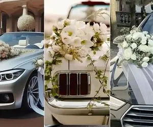 ایده گل آرایی ماشین عروس به سبک مدرن / نمونه های فوق لاکچری که لنگه شون رو جایی ندیدی