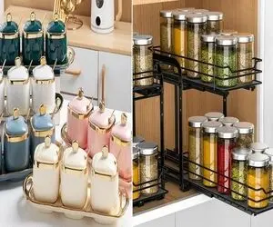 جا ادویه ای های جدید و پینترستی آشپزخانه؛ نهایت خاص بودن رو با این ها معنی کنید/ عالی برای جهیزیه عروس