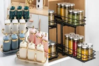 جا ادویه ای های جدید و پینترستی آشپزخانه؛ نهایت خاص بودن رو با این ها معنی کنید/ عالی برای جهیزیه عروس