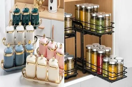 جا ادویه ای های جدید و پینترستی آشپزخانه؛ نهایت خاص بودن رو با این ها معنی کنید/ عالی برای جهیزیه عروس