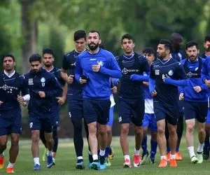 تمرین استقلال؛ حضور نیکبخت در کنار آبی‌پوشان