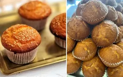 طرز تهیه کیک یزدی مخصوص مجالس عزاداری محرم / دستور پخت راحت و اندازه ها با لیوان