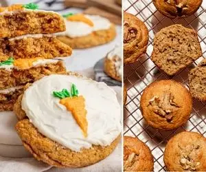 طرز تهیه کوکی هویج و گردو / میان وعده خوشمزه و مقوی که در کنار قهوه و چای عالیه