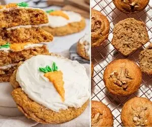 طرز تهیه کوکی هویج و گردو / میان وعده خوشمزه و مقوی که در کنار قهوه و چای عالیه