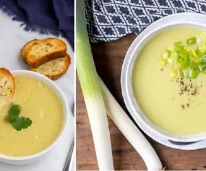 طرز تهیه سوپ تره فرنگی / یه سوپ فوق العاده خوشمزه ویژه شب های پاییز