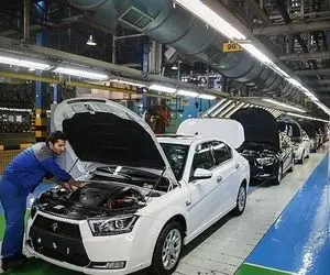 آمار تولید فصل بهار ایران خودرو در سال 1400، افت 6 درصدی
