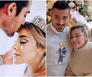 (عکس) آرزوی قشنگ ساره بیات برای رضا قوچان نژاد و همسرش