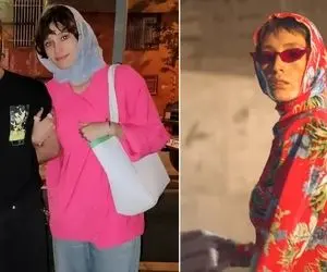 قبل و بعد عقد فرشته حسینی / همه بعد ازدواج بهتر میشن وی با نوید محمدزاده خز شد