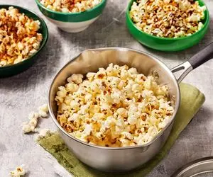 آموزش آشپزی؛ این پاپ کورن رو درست کن بشین به فیلم دیدن