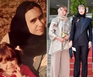 قبل و بعد ستاره پسیانی / شباهت دیده نشده نقره جیران به همسر پدرش همرو متعجب کرد