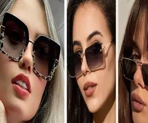 عینک های آفتابی زنونه مد 2025؛ اینا رو مدل های کمپانی های مد و فشن اروپا میزنن